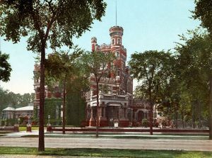 Residence of Mr. Potter Palmer, Chicago, a 1900 photochrom print of the Palmer Mansion on Lake Shore Drive source: http://en.wikipedia.org/wiki/File:Residence_of_Mr._Potter_Palmer,_Chicago.jpg